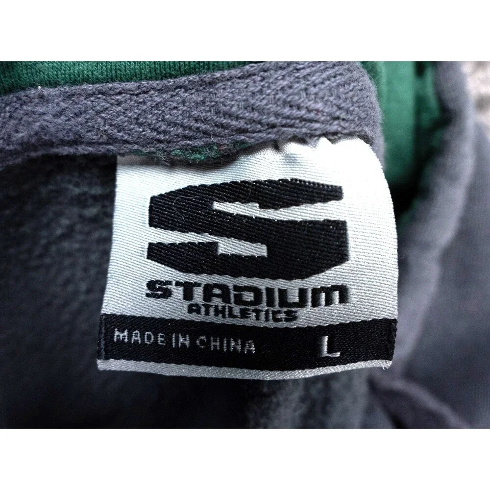 Oregon Ducks Hoodie Mens Large Gray Sweatshirt Embroidered Stadium Athletics - Picture 2 of 11